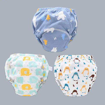Baby Cotton Potty Training Pants Toddler Reusable Diapers Panties Ecological Washable 6 Layer Waterproof Cloth Nappies Underwear