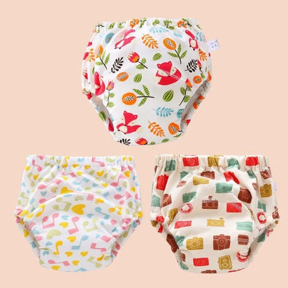 Baby Cotton Potty Training Pants Toddler Reusable Diapers Panties Ecological Washable 6 Layer Waterproof Cloth Nappies Underwear