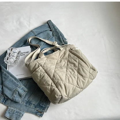 Large Capacity Mommy Bag for Women Totes Baby Diaper Nappy Bags Shoulder Cotton Ladies Maternity Shopping Bags