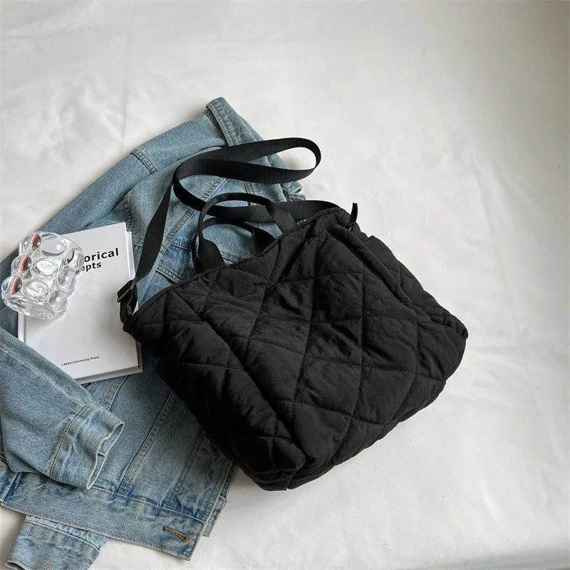 Large Capacity Mommy Bag for Women Totes Baby Diaper Nappy Bags Shoulder Cotton Ladies Maternity Shopping Bags