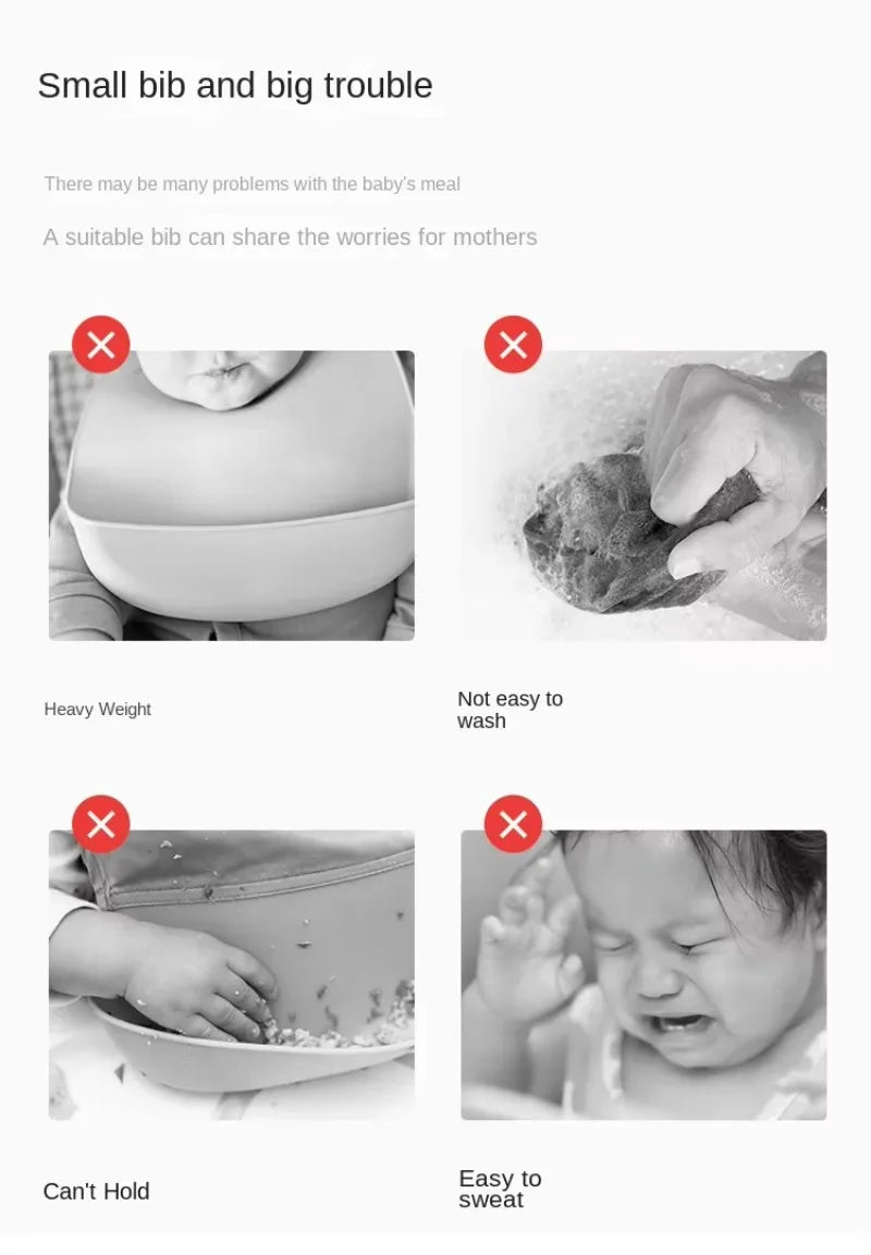 Baby Soft Waterproof Bib Kid Long Sleeves Adjustable Feeding Cloth Little Boy Girl Painting Smock Child Meal Eating Apron