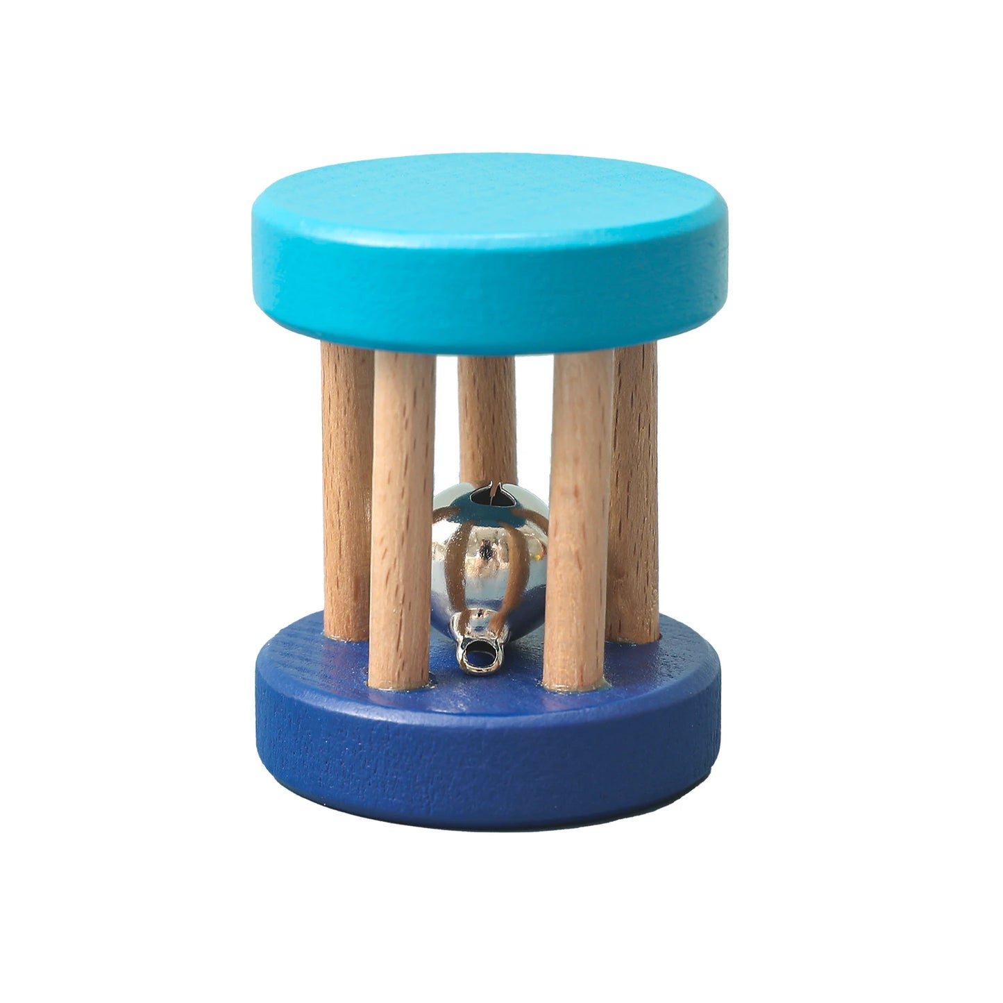 1pc Baby Teether Music Rattles for Kids Animal Crochet Rattle Elephant Giraffe Ring Wooden Babies Gym Montessori Children's Toys