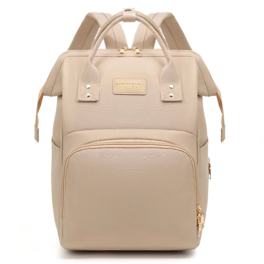 Baby Travel Backpack Diaper Mummy Bag Large Capacity Nappy Bag Material Handbag For Baby Outdoor Travel Bag For Baby Care Stuff