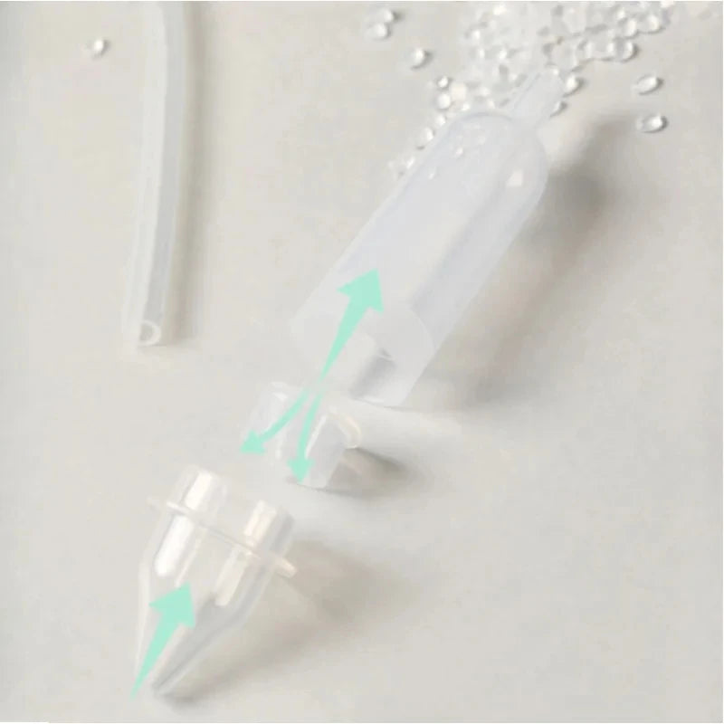 Baby Nasal Aspirator Powerful Hand Pump Safe Comfortable Nose Cleaner For Newborns Toddlers Kids Congestion Relief Mucus Remover
