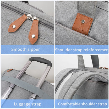 PANGDUBE Large Size Mom Dad Backpack Baby Diaper Bags with Pacifier Bag Nappy Bag for Baby Things Maternity Backpack for Mommy