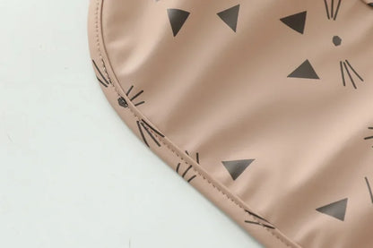 Baby Soft Waterproof Bib Kid Long Sleeves Adjustable Feeding Cloth Little Boy Girl Painting Smock Child Meal Eating Apron
