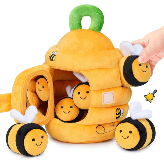 Montessori Soft Plush Sensory Activity Toy Set - Animals/Fruits/Vegetables/Sports themed Collection (Copy)