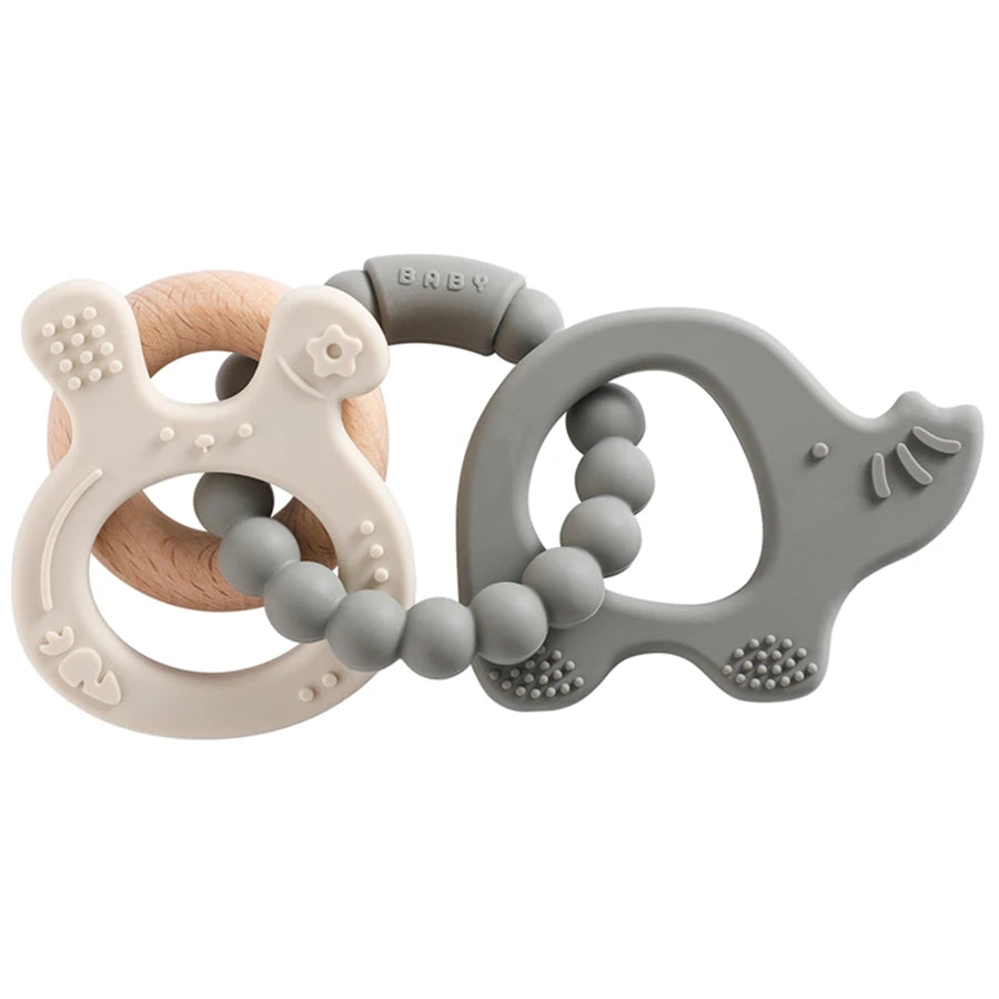 Baby Silicone Bracelet Teether Toys BPA Free Silicone Celestial Nursing Teething Toys Food Grade Silicone Newborn Toys Gift