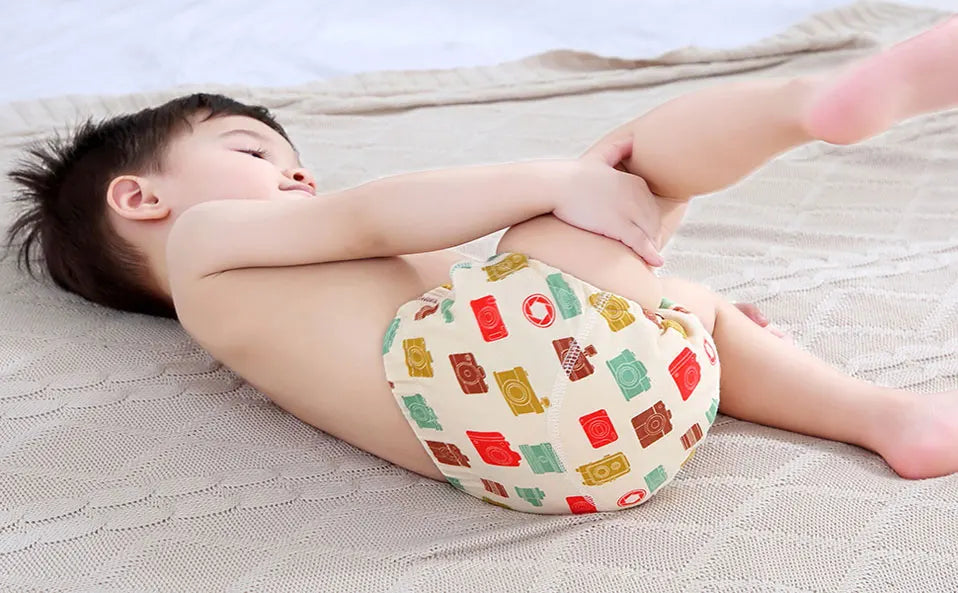 Baby Cotton Potty Training Pants Toddler Reusable Diapers Panties Ecological Washable 6 Layer Waterproof Cloth Nappies Underwear