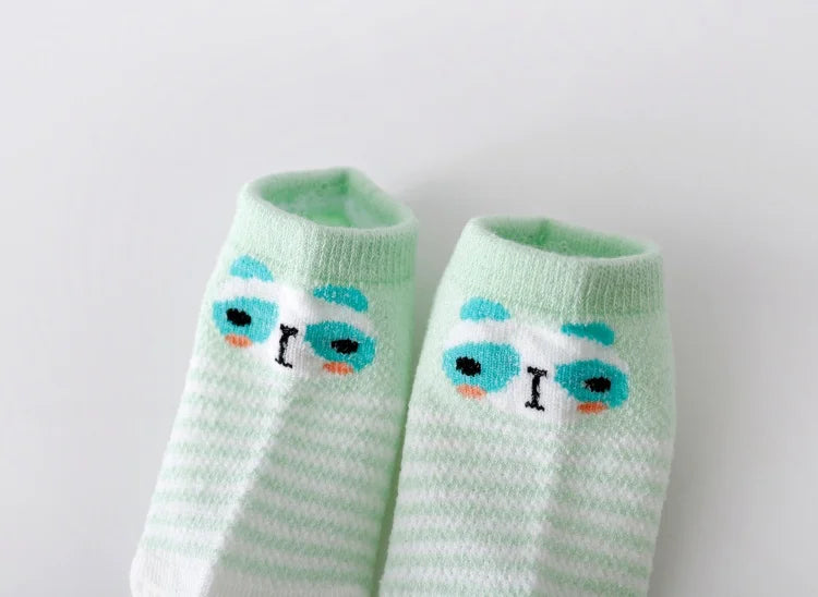5Pairs/lot Infant Baby Socks For Girls Boys Summer Mesh Thin Baby Socks Cotton Casual Print Newborn Toddler Boy Sock 0-24Month
