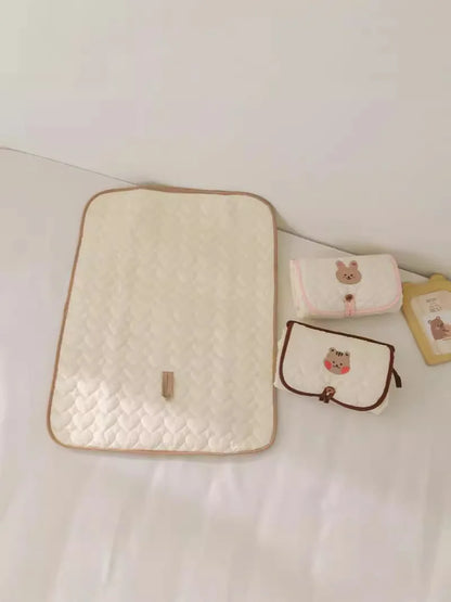 Foldable Portable Diaper Changing Pad Baby Infant Diaper Urine Mat for Newborn Simple Bedding Changing Cover Pad