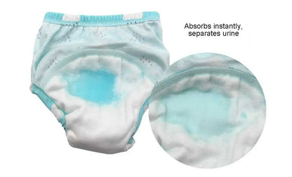 Baby Cotton Potty Training Pants Toddler Reusable Diapers Panties Ecological Washable 6 Layer Waterproof Cloth Nappies Underwear