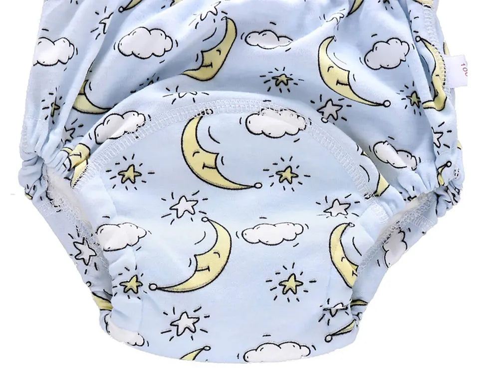 Baby Cotton Potty Training Pants Toddler Reusable Diapers Panties Ecological Washable 6 Layer Waterproof Cloth Nappies Underwear