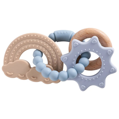 Baby Silicone Bracelet Teether Toys BPA Free Silicone Celestial Nursing Teething Toys Food Grade Silicone Newborn Toys Gift