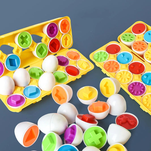 Montessori Games Baby Toy Smart Egg Shape Match Puzzle For Kids - Baby Development Toy Educational Toy For Children 1 2 3 4 Year
