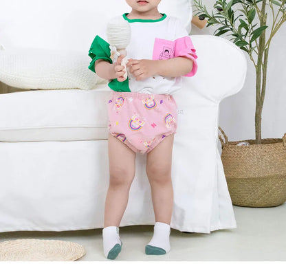 Baby Cotton Potty Training Pants Toddler Reusable Diapers Panties Ecological Washable 6 Layer Waterproof Cloth Nappies Underwear
