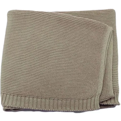 Baby Blanket,Personalized Embroidered Name,Stroller Blanket,Newborn Baby Gift ,Soft Breathable Cotton Knit, Baby Shower Gift