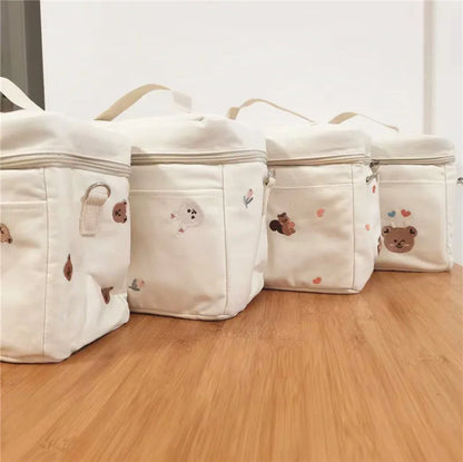Waterproof Baby Feeding Bottle Cooler Bag Thermal Insulation Mommy Bag Stroller Baby Nappy Bag for Pram Organizer Diaper Pouch