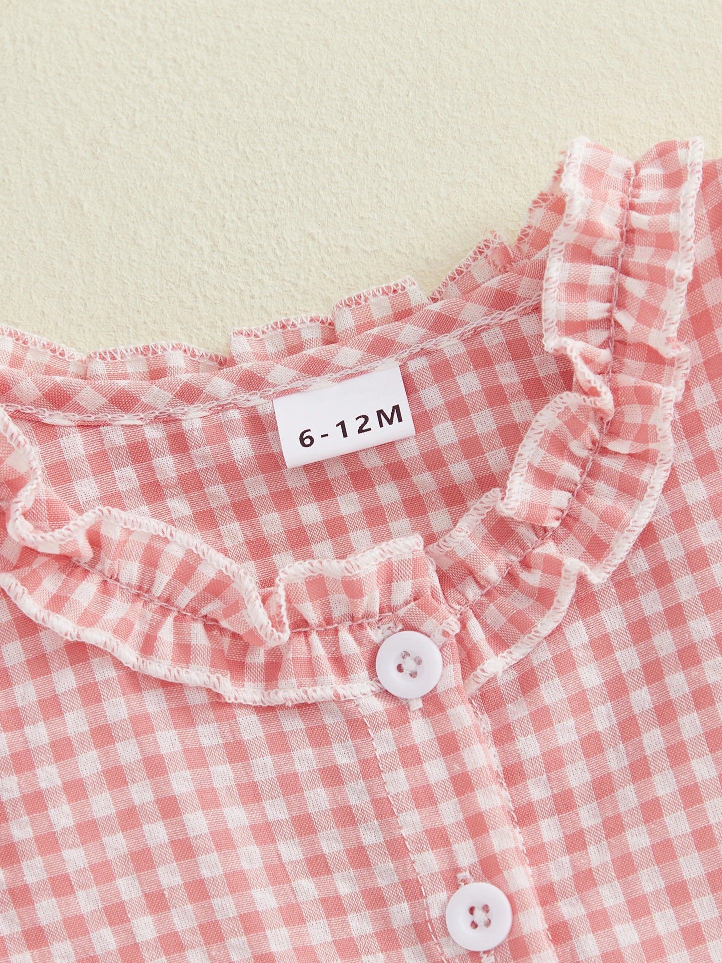 FOCUSNORM 0-4Y Lovely Kids Girls A-line Dress Sleeveless Crew Neck Layered Plaid Summer Dress for Casual Daily