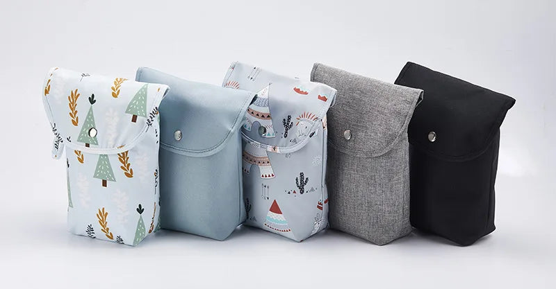 Baby Diaper Bag Waterproof Wet Dry Pack Mummy Storage Pouch Nappy Organizer Insert Tote Purse Travel Stroller Carry Bag