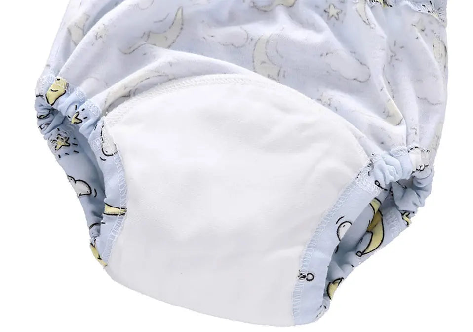 Baby Cotton Potty Training Pants Toddler Reusable Diapers Panties Ecological Washable 6 Layer Waterproof Cloth Nappies Underwear