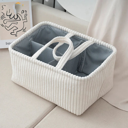Travel Portable Mommy Bag Diaper Bag Feeding Bottle Storage Handbag Multifunctional Baby Products Organizer Basket