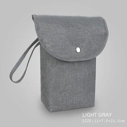 Baby Diaper Bag Waterproof Wet Dry Pack Mummy Storage Pouch Nappy Organizer Insert Tote Purse Travel Stroller Carry Bag