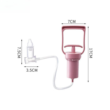 Baby Nasal Aspirator Powerful Hand Pump Safe Comfortable Nose Cleaner For Newborns Toddlers Kids Congestion Relief Mucus Remover