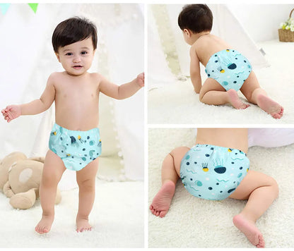 Baby Cotton Potty Training Pants Toddler Reusable Diapers Panties Ecological Washable 6 Layer Waterproof Cloth Nappies Underwear