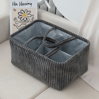 Travel Portable Mommy Bag Diaper Bag Feeding Bottle Storage Handbag Multifunctional Baby Products Organizer Basket