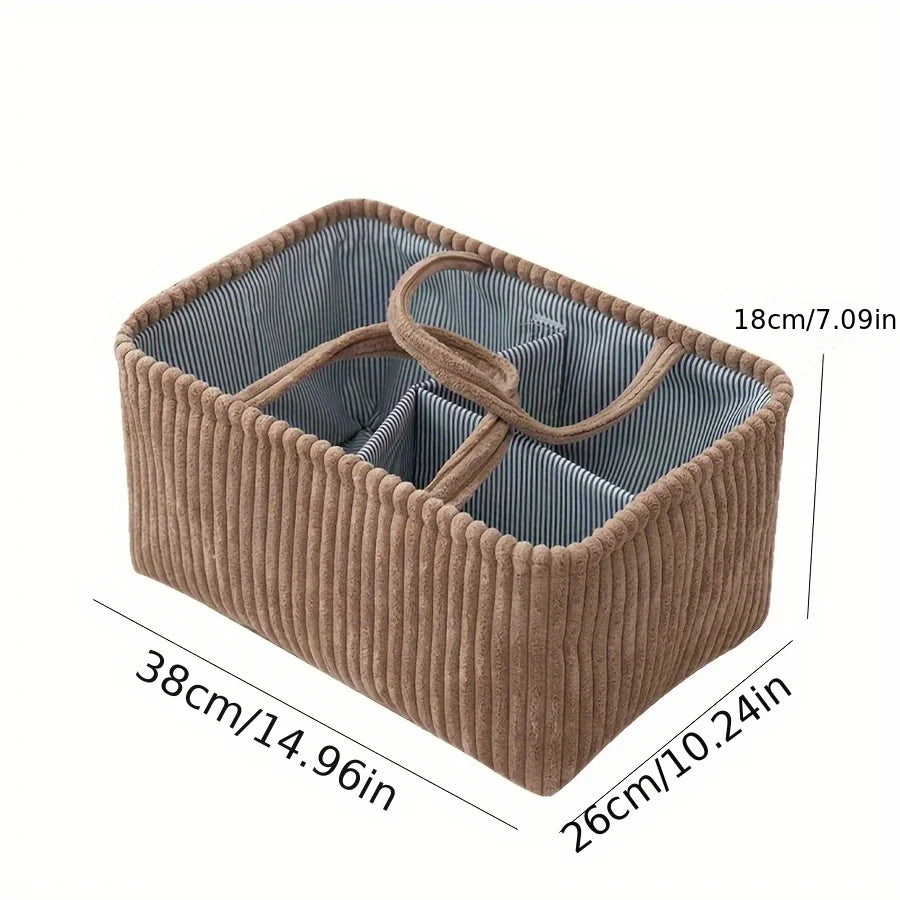 Travel Portable Mommy Bag Diaper Bag Feeding Bottle Storage Handbag Multifunctional Baby Products Organizer Basket