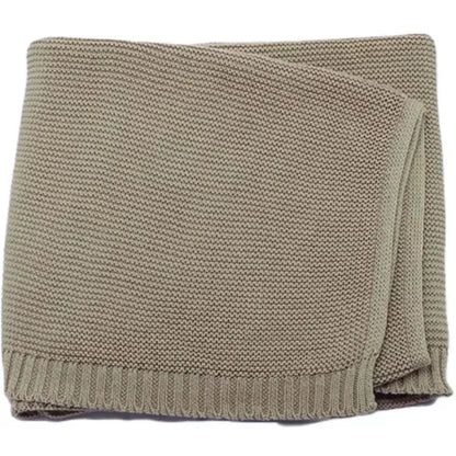 Baby Blanket,Personalized Embroidered Name,Stroller Blanket,Newborn Baby Gift ,Soft Breathable Cotton Knit, Baby Shower Gift