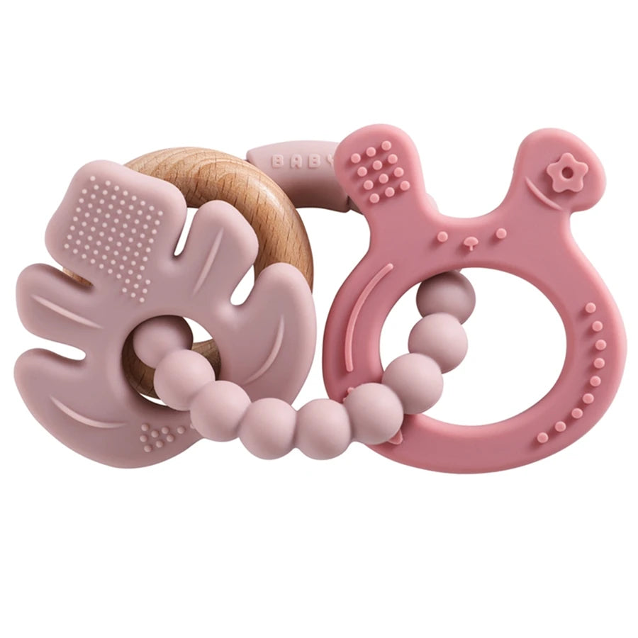 Baby Silicone Bracelet Teether Toys BPA Free Silicone Celestial Nursing Teething Toys Food Grade Silicone Newborn Toys Gift