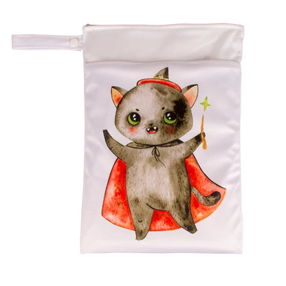 Babyshow 25x35cm Wet Dry Bag Digital Position Printed Waterproof Diaper Bag Double Zippers with Handle Mommy Bag