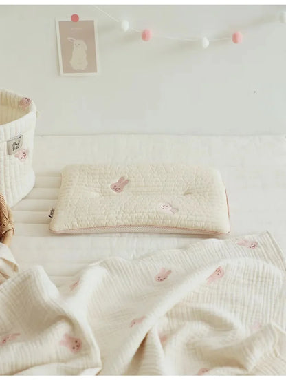 Cute Baby Pillow Cartoon Breathable Children's Pillow for Infant Boys Girls Newborn Bedding Head Protector Baby Room Items